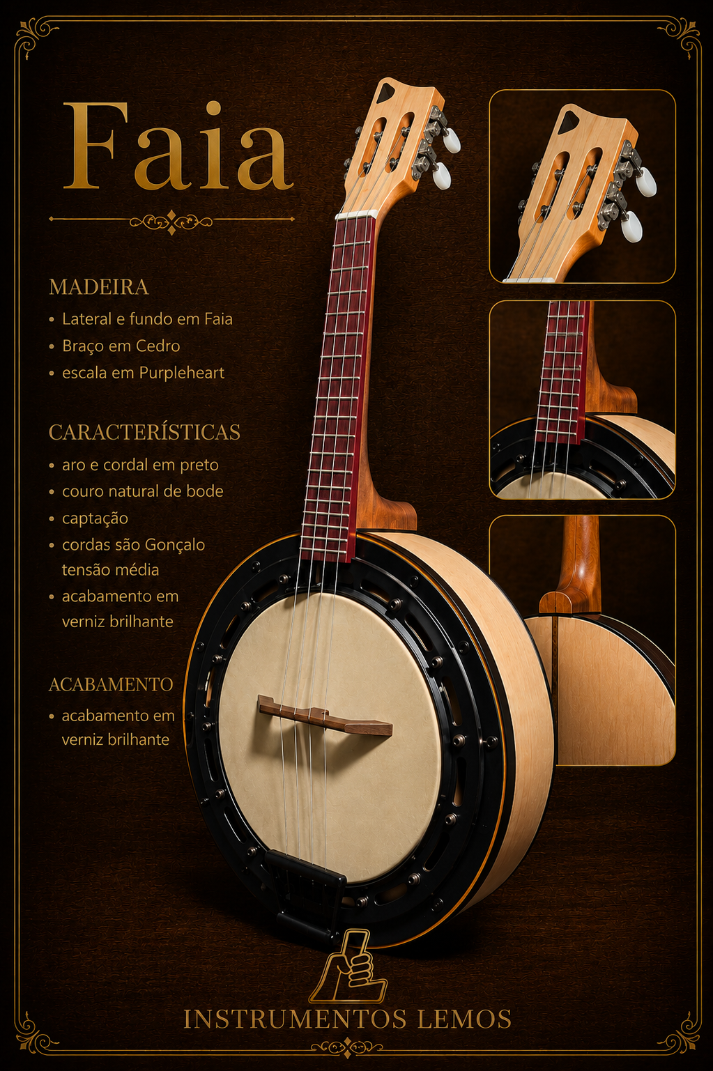 Capa Banjo Faia