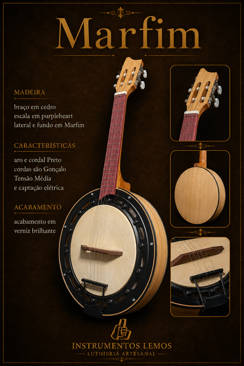 Capa Banjo Marfim