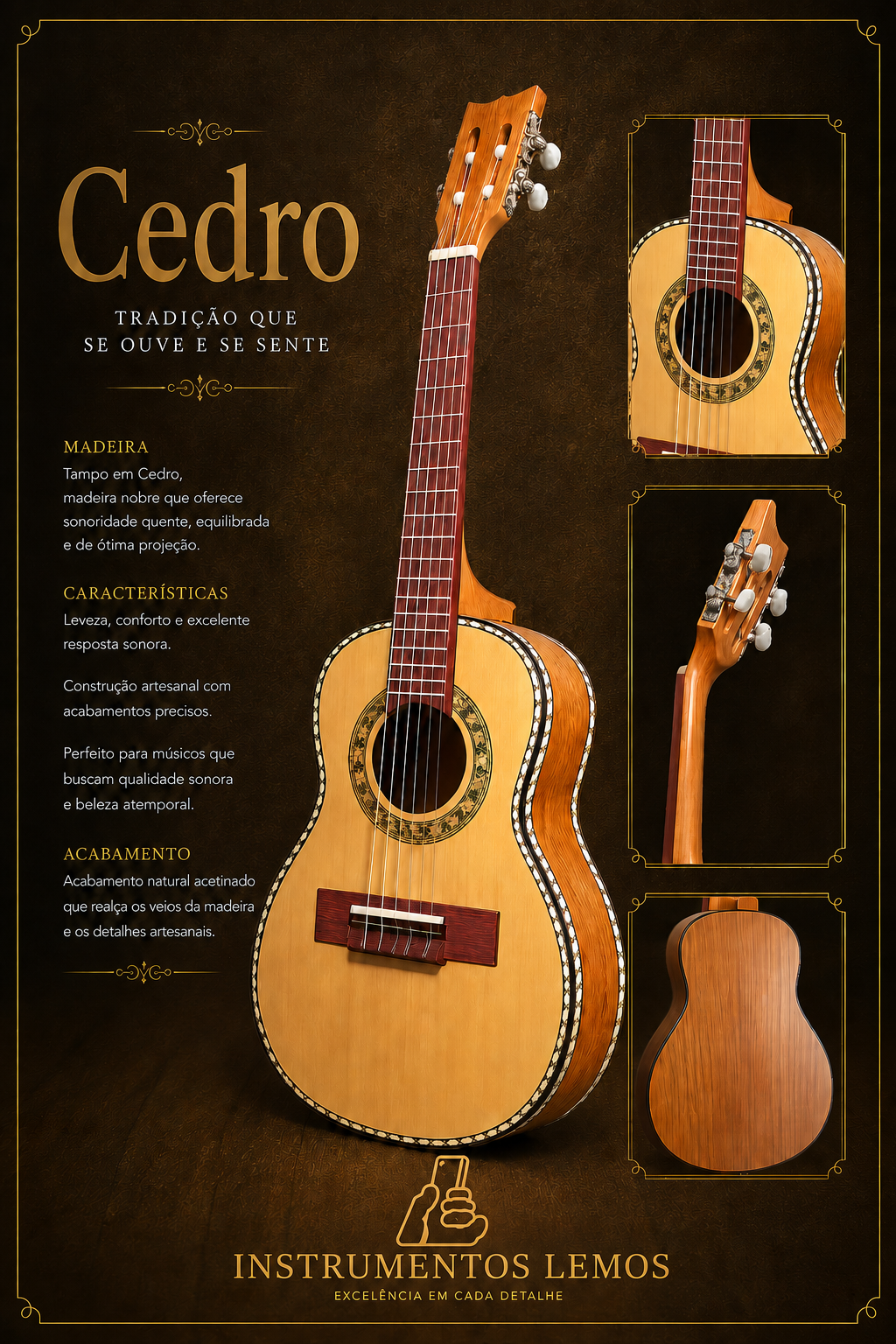 Capa Cavaco Cedro